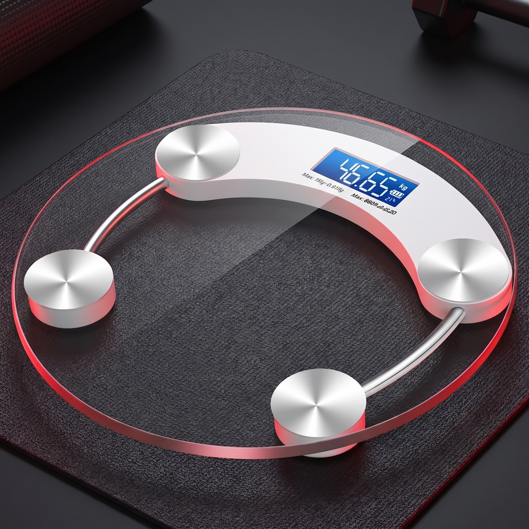 Professional Digital Body Weight Scale USB Rechargeable Precision Health Scale for Home Use Adults Weight Tracking Fitness Monitoring