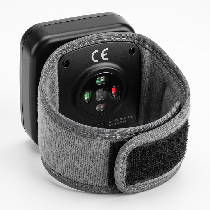 Professional Digital Wrist Blood Pressure Monitor Automatic Sphygmomanometer BP Pulse Rate Meter Heart Rate Tonometer Home Use