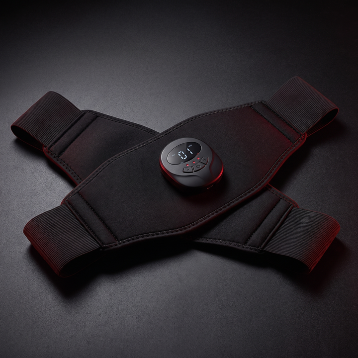 Professional EMS Muscle Stimulator Belt Abdominal Toner ABS Trainer Arm Leg Thigh Body Exerciser Massager for Home Gym Fitness Workout Recovery