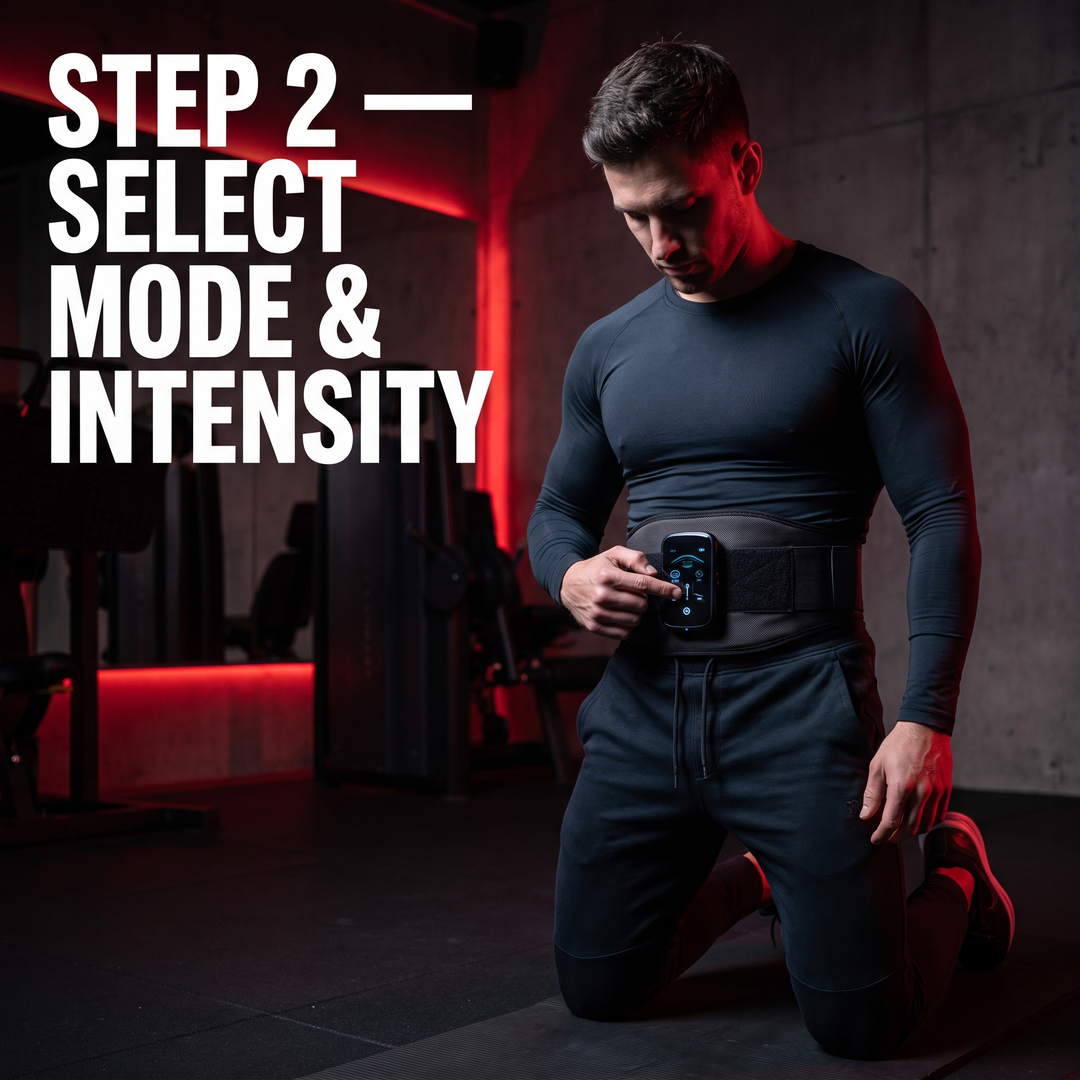 Professional EMS Muscle Stimulator Belt Abdominal Toning Training Belt Electric Body Massager Muscle Relaxation Fitness Recovery Waist Toning for Home Gym Workout