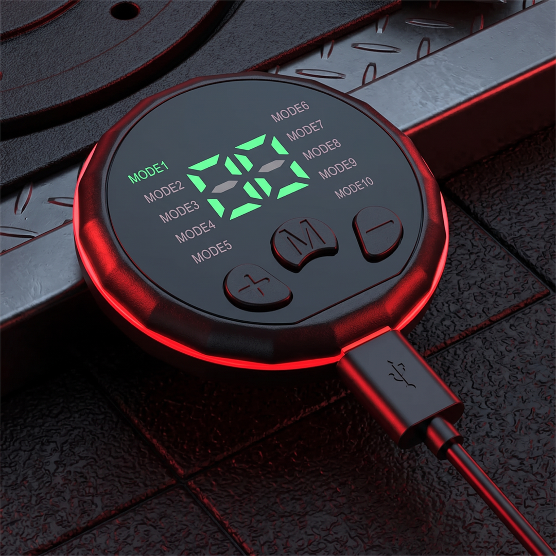 Professional EMS Muscle Stimulator Belt Abdominal Toning Training Belt Electric Body Massager Muscle Relaxation Fitness Recovery Waist Toning for Home Gym Workout