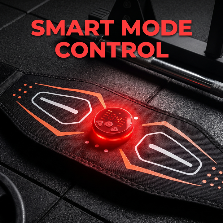 Professional EMS Muscle Stimulator Belt Abdominal Toning Training Belt Electric Body Massager Muscle Relaxation Fitness Recovery Waist Toning for Home Gym Workout
