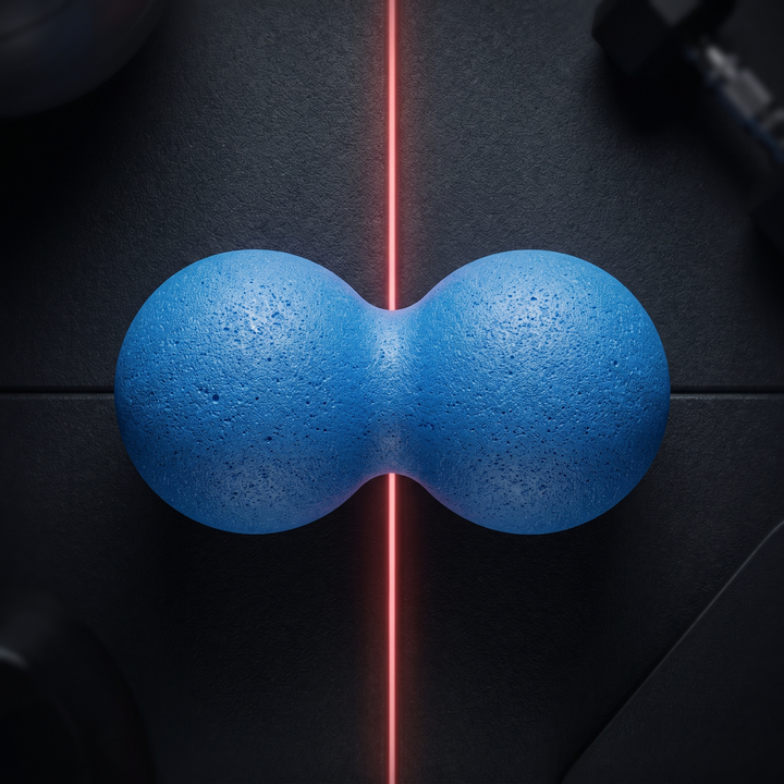 Professional EPP Peanut Massage Ball High Density Foam Roller Ball Myofascial Release Trigger Point Relief Muscle Recovery Fitness Yoga Rehabilitation