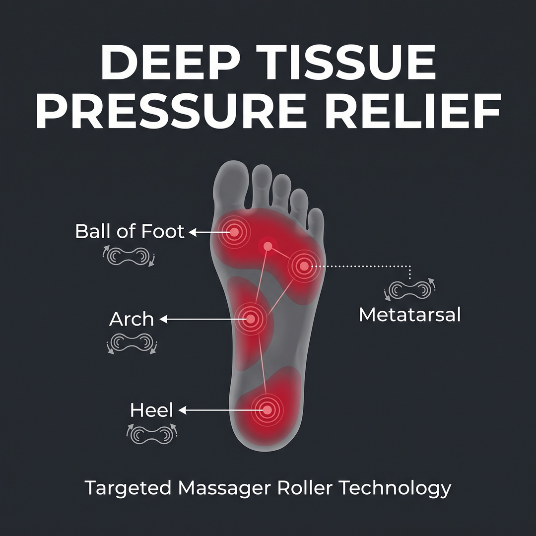 Professional Electric Foot and Calf Massager Shiatsu Kneading Heated Roller Deep Tissue Leg Massager for Stress Relief Relaxation Home Use Recovery
