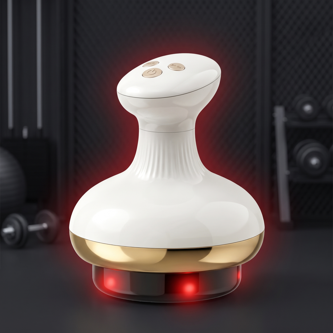 Professional Electric Massage Scraping Brush Body Meridian Dredging Cupping Tool Abdominal Back Massager for Home Use Recovery