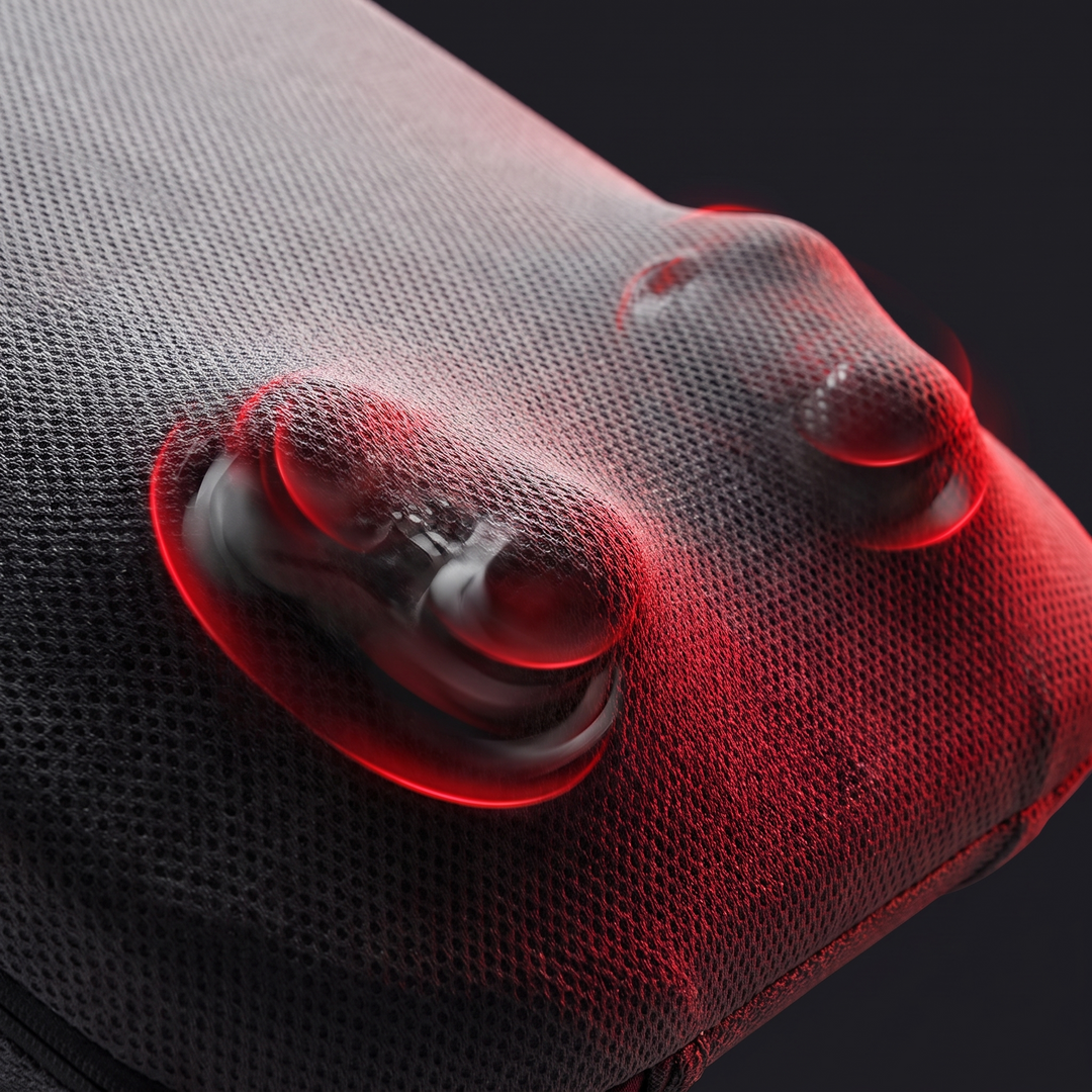 Professional Electric Shiatsu Back Massager with Heat Full Body Kneading Neck Shoulder Massage Cushion for Home Office Chair Use Relaxation Recovery