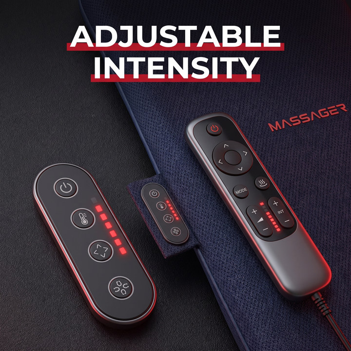 Professional Electric Shiatsu Back Massager with Heat Full Body Kneading Neck Shoulder Massage Cushion for Home Office Chair Use Relaxation Recovery