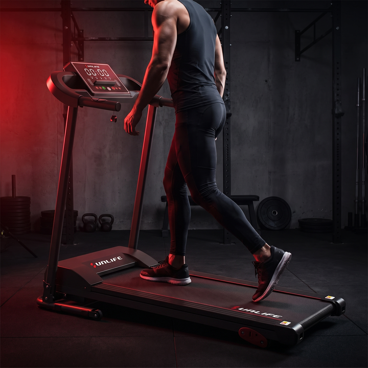 Professional Electric Treadmill Running Machine Motorised Walking Jogging Fitness Treadmill for Home Gym Cardio Training Daily Workout