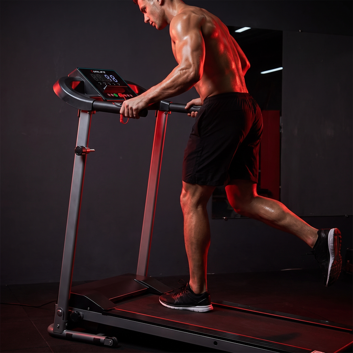 Professional Electric Treadmill Running Machine Motorised Walking Jogging Fitness Treadmill for Home Gym Cardio Training Daily Workout