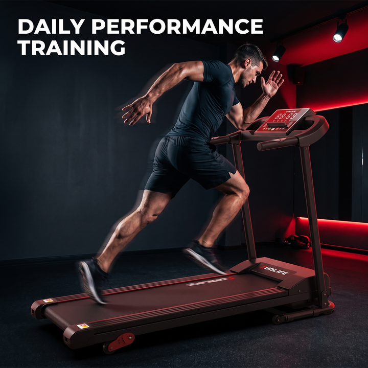 Professional Electric Treadmill Running Machine Motorised Walking Jogging Fitness Treadmill for Home Gym Cardio Training Daily Workout