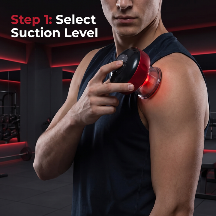 Professional Electric Vacuum Cupping Set Rechargeable Gua Sha Massager Adjustable Suction Cupping Therapy Device Skin Scraping Massage Tool for Home Use Recovery Muscle Relief