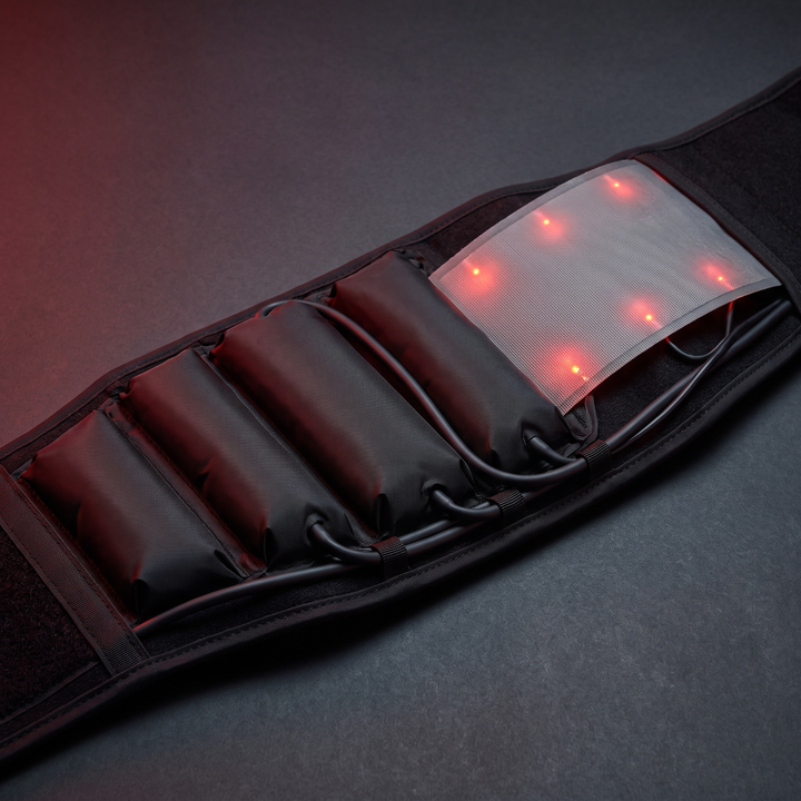 Professional Electric Waist Massager Inflatable Lumbar Support Belt Air Compression EMS Heating Vibration Back Traction Massage Pillow Spine Relief Home Use