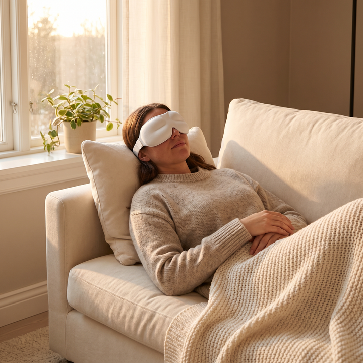 Professional Eye Massager 3D Compression Eye Relaxation Mask Dark Circles Relief Fatigue Reduction Eye Care Device for Home Use