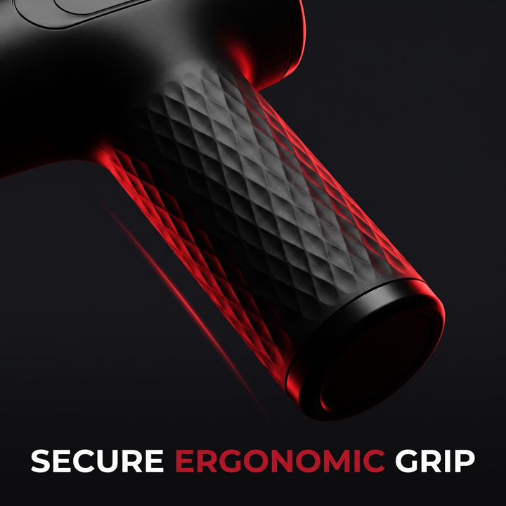 Professional Fascia Massage Gun High-Frequency Vibration Deep Tissue Muscle Relaxation Device Replaceable Heads Full Body Recovery