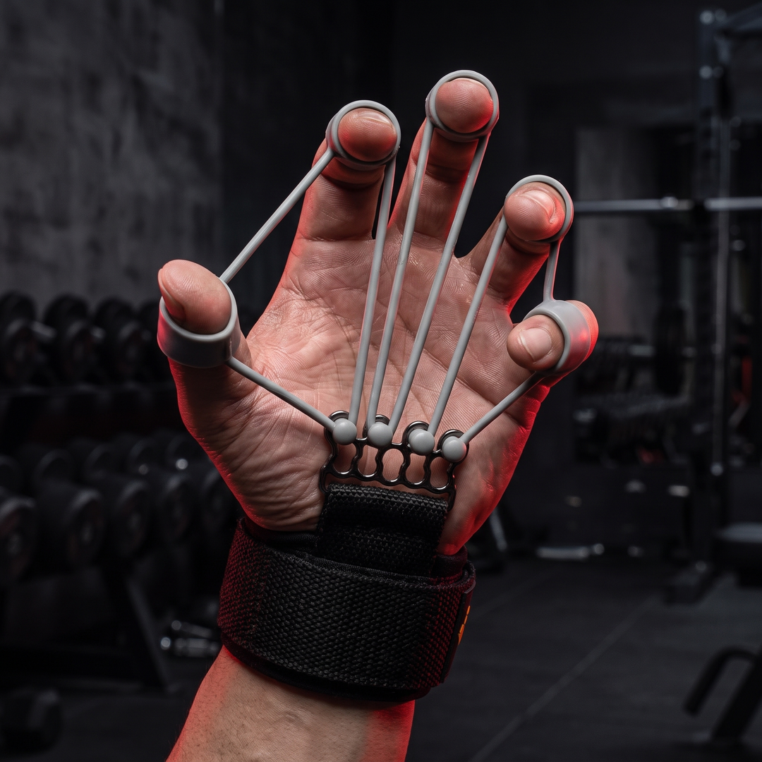 Professional Finger Exerciser Hand Grip Trainer Silicone Finger Flexion Extension Rehabilitation Training Tool Portable Finger Strengthener for Hand Mobility Recovery Home Use