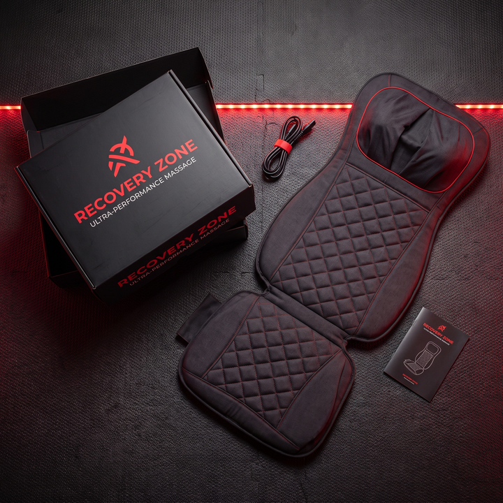 Professional Full Body Massage Cushion Seat Pad with Heat Neck Waist Back Vibration Massage for Car Home Office Chair Use