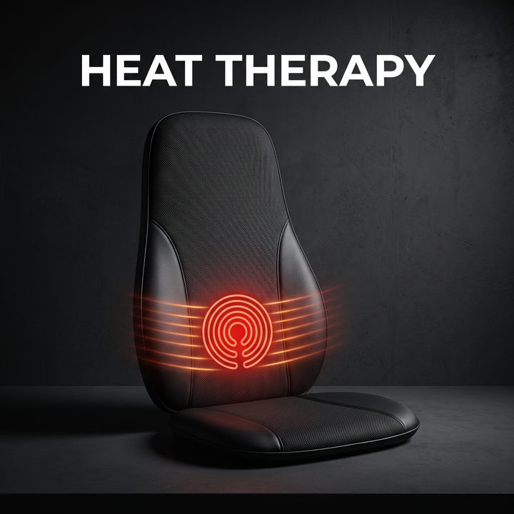 Professional Full Body Massage Cushion Seat Pad with Heat Neck Waist Back Vibration Massage for Car Home Office Chair Use