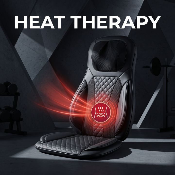 Professional Full Body Massage Cushion Seat Pad with Heat Neck Waist Back Vibration Massage for Car Home Office Chair Use