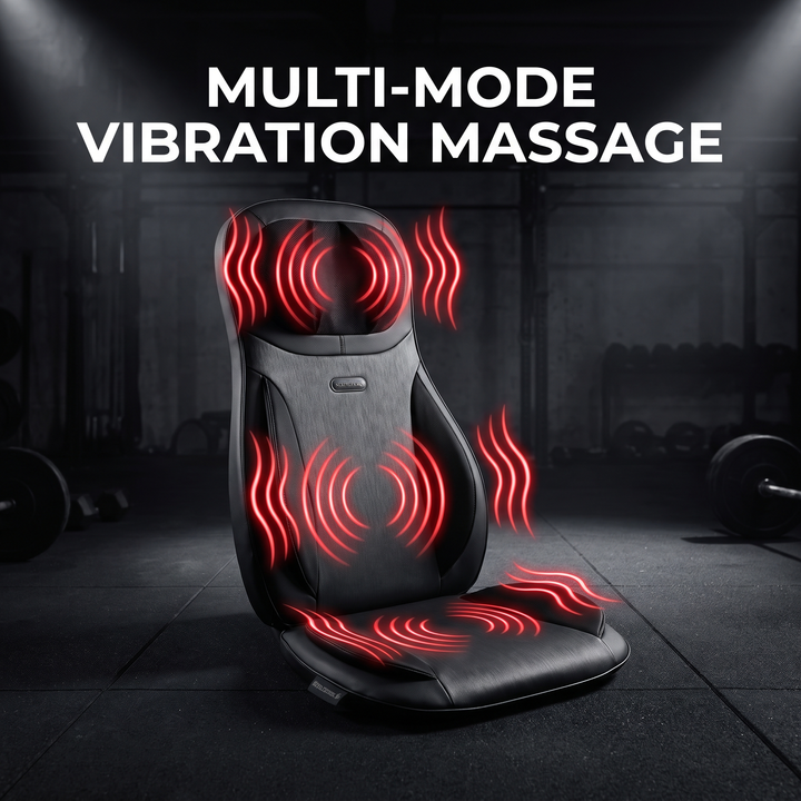 Professional Full Body Massage Cushion Seat Pad with Heat Neck Waist Back Vibration Massage for Car Home Office Chair Use