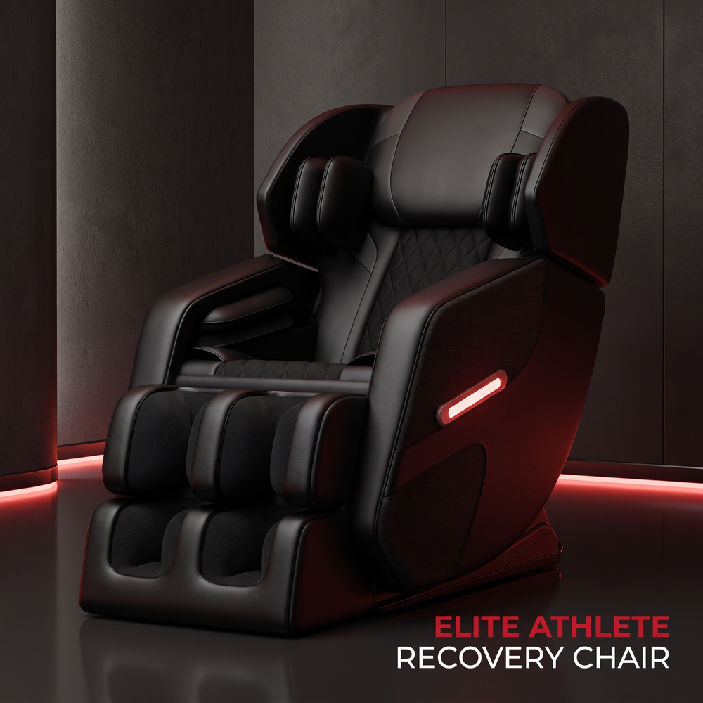 Professional Full Body Massage Recliner Chair Zero Gravity Recliner with Airbags Foot Roller Massage Auto Modes Home Recovery Relaxation Chair