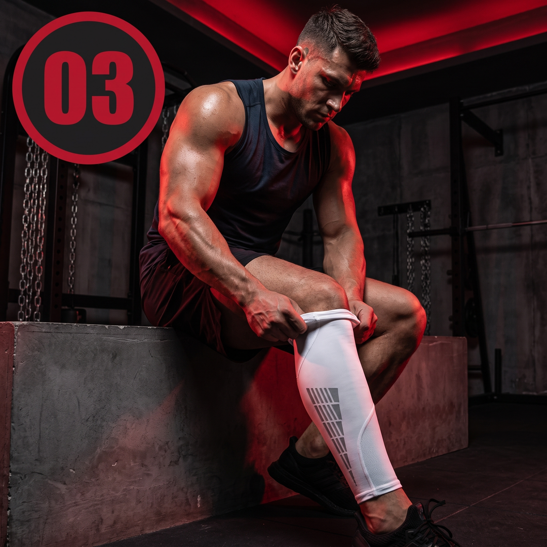 Professional Full Leg Compression Sleeves UV Protection Anti-Slip Long Knee Sleeves for Sports Recovery Circulation Support Pair