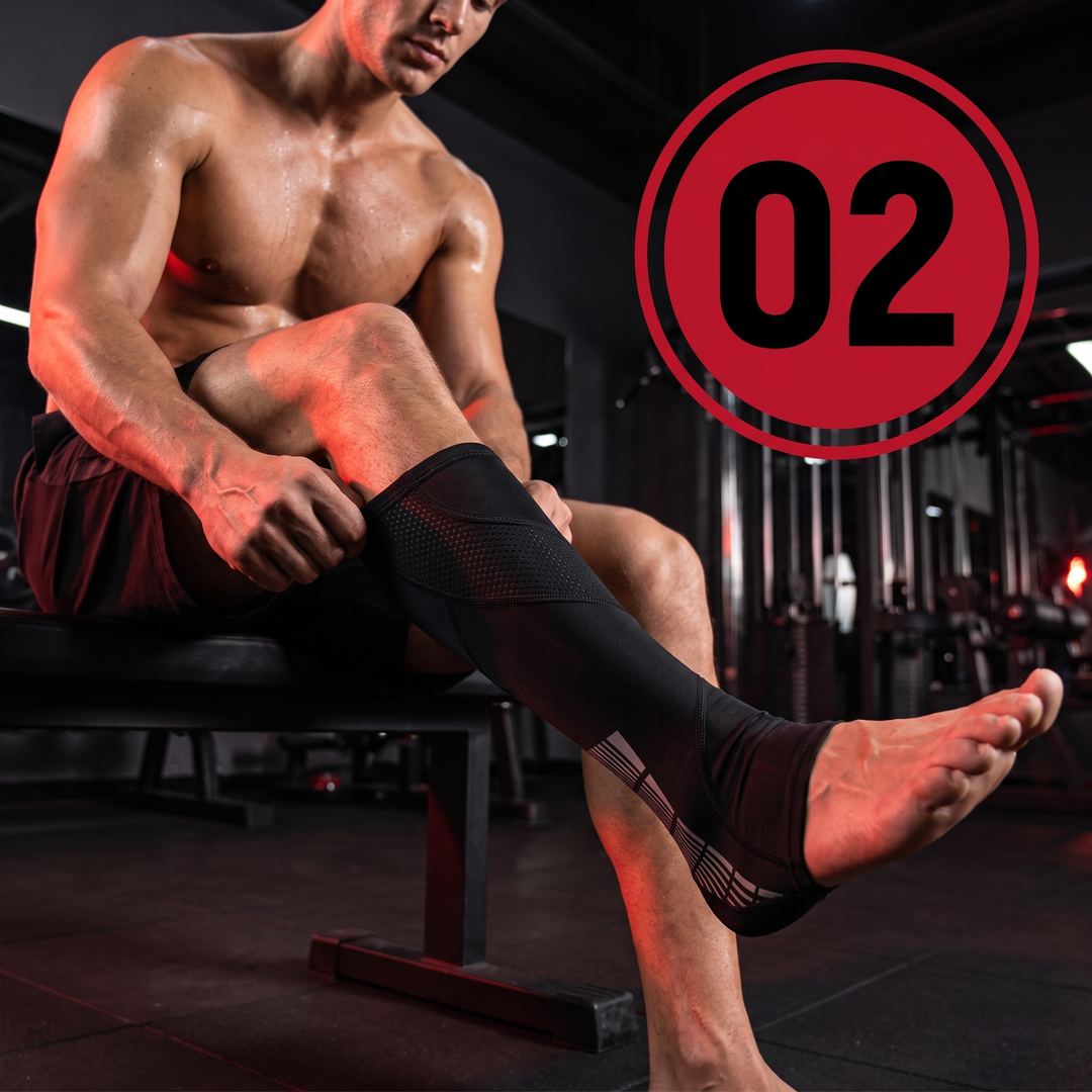 Professional Full Leg Compression Sleeves UV Protection Anti-Slip Long Knee Sleeves for Sports Recovery Circulation Support Pair