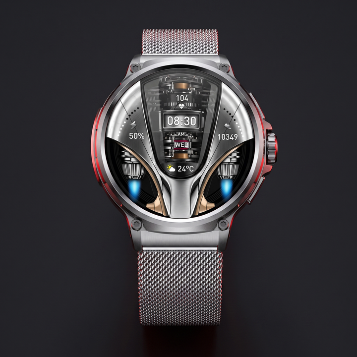 Professional GPS Smart Watch Sport Fitness Tracker 1.85 Inch AMOLED Display Bluetooth Calling Heart Rate Monitor Compatible Android iOS