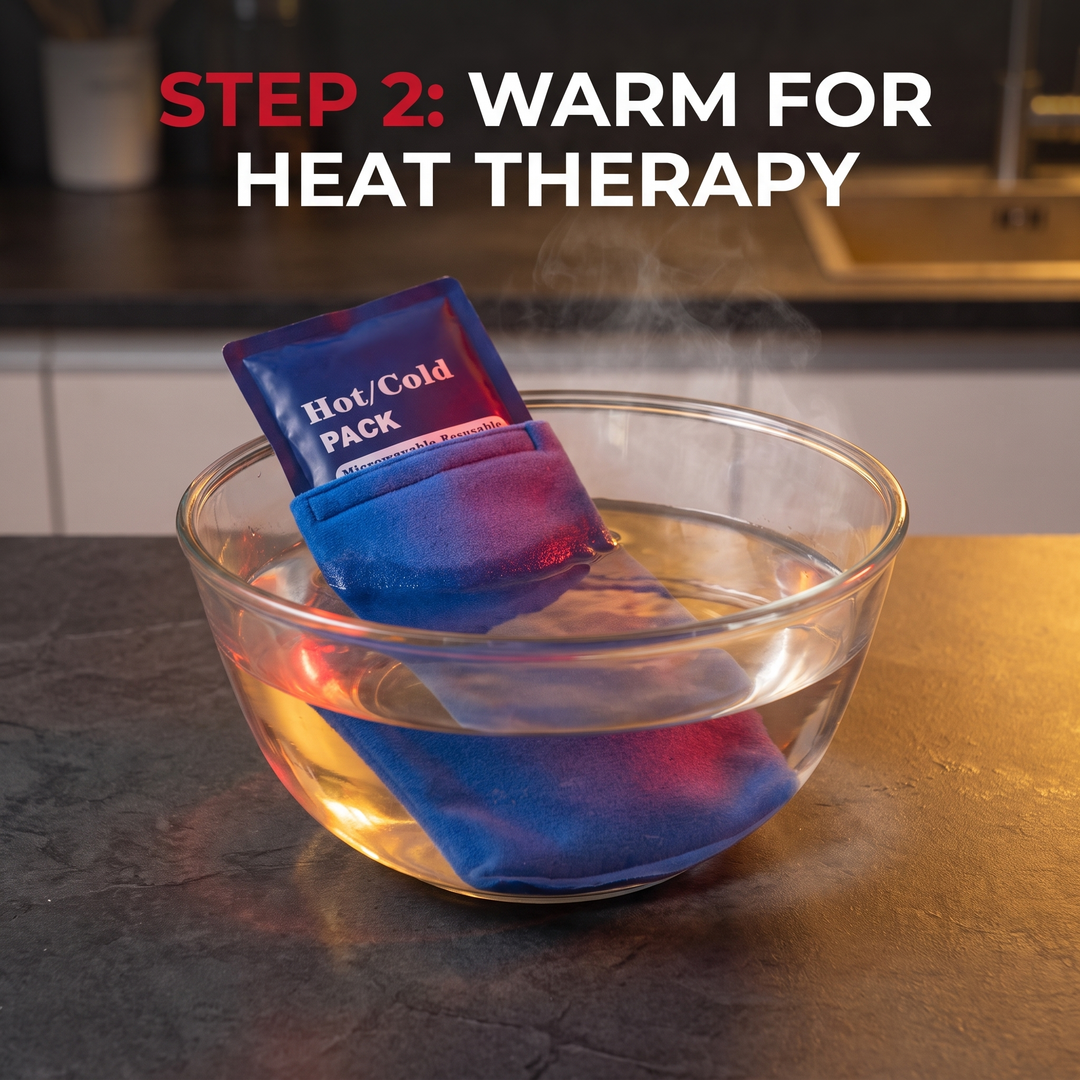 Professional Gel Ice Pack with Adjustable Elastic Strap Hot Cold Compress Wrap for Shoulder Knee Back Neck Ankle Recovery Support