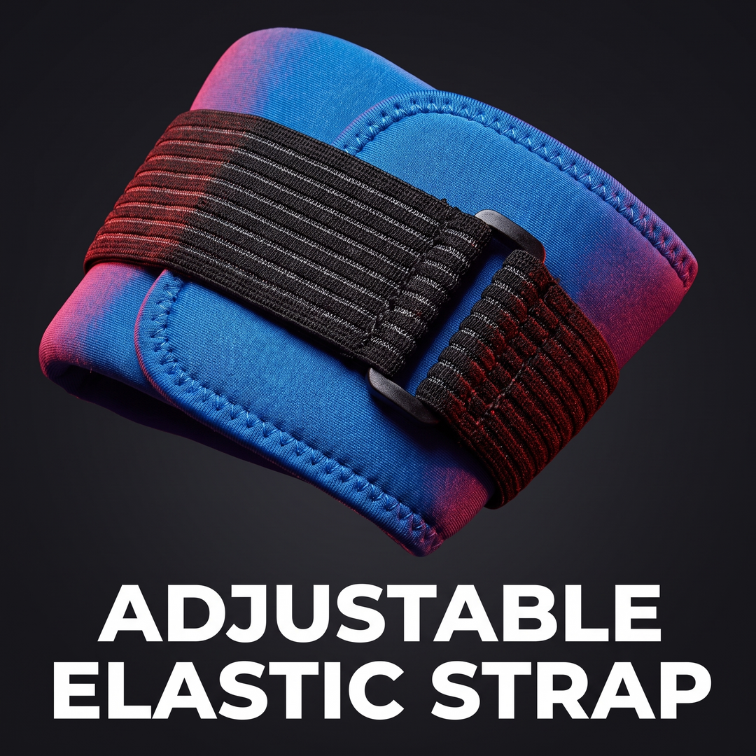Professional Gel Ice Pack with Adjustable Elastic Strap Hot Cold Compress Wrap for Shoulder Knee Back Neck Ankle Recovery Support