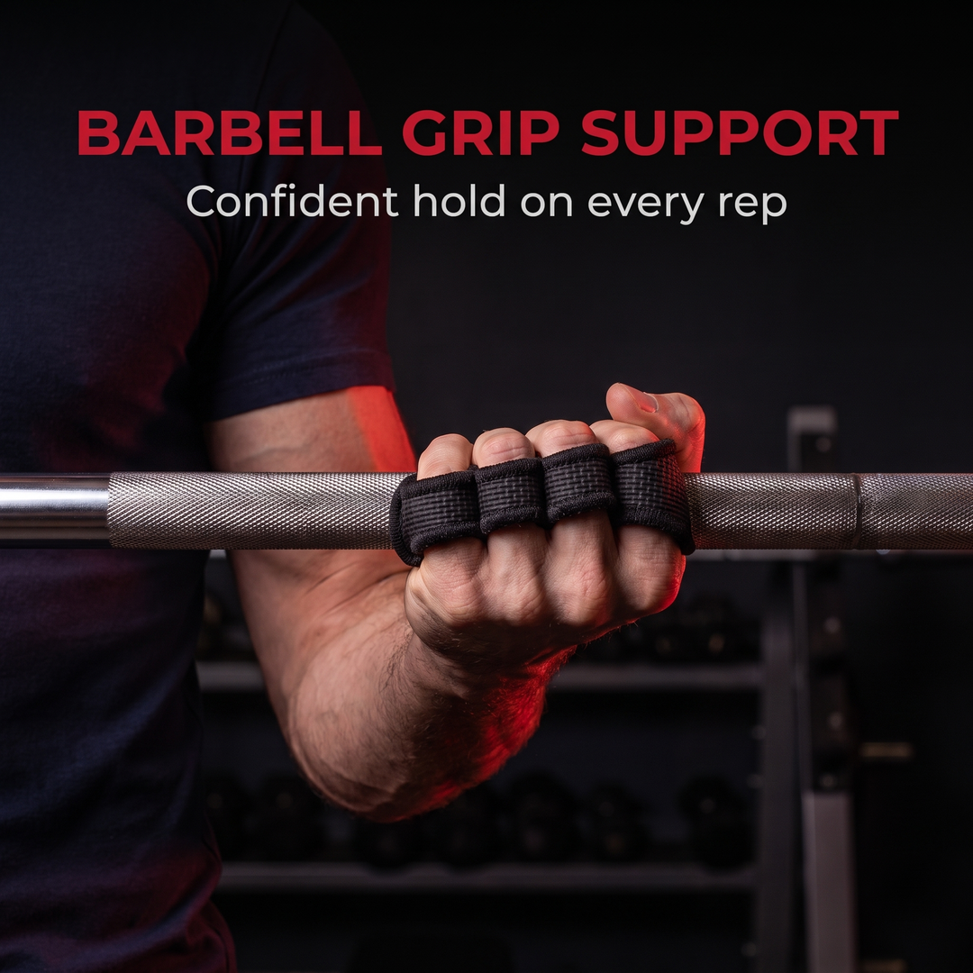 Professional Gym Gloves Half Finger Palm Protector Weightlifting Grips Pads Dumbbell Lifting Training Gloves for Home Gym Workout