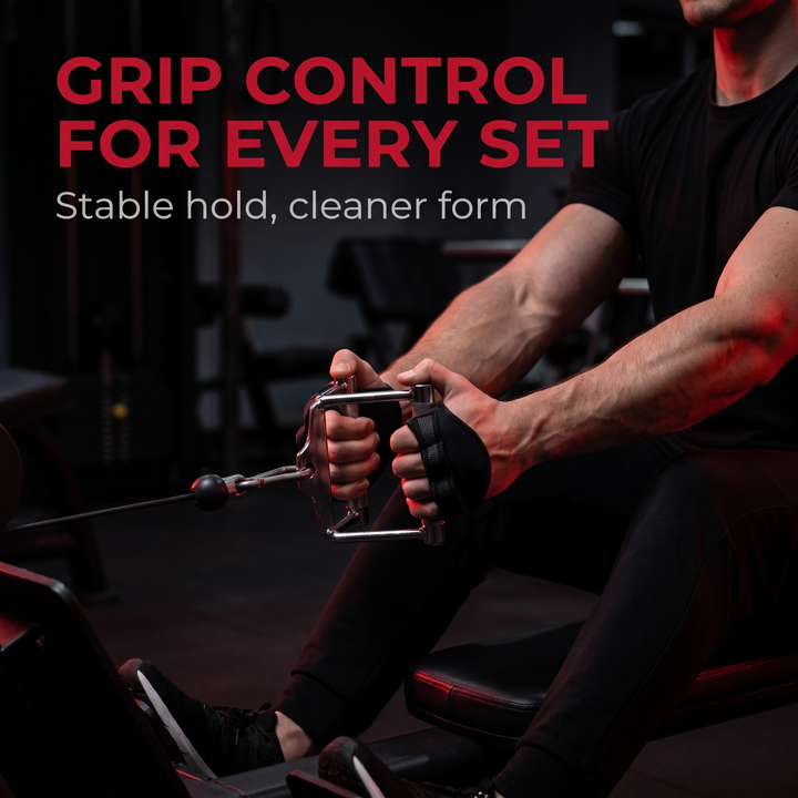 Professional Gym Gloves Half Finger Palm Protector Weightlifting Grips Pads Dumbbell Lifting Training Gloves for Home Gym Workout
