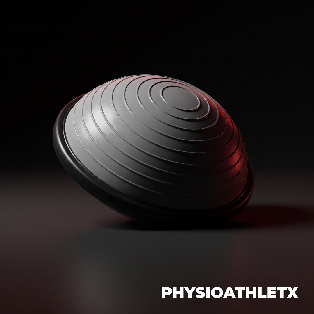Professional Half Balance Ball 46cm BOSU Stability Trainer Yoga Fitness Core Strength Training Balance Board Home Gym Workout Recovery