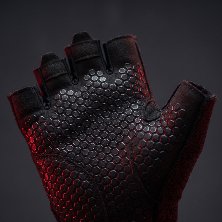 Professional Half Finger Gym Gloves with Wrist Support Non Slip Grip Weight Lifting Gloves for Dumbbell Barbell Pull Up Bar Fitness Training Men Women