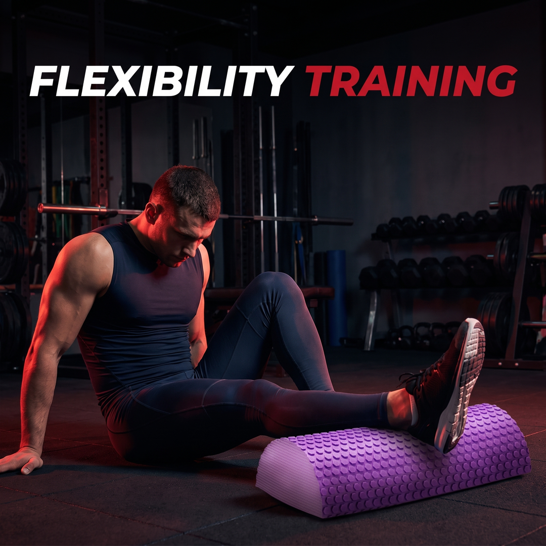 Professional Half Round Foam Roller EVA Balance Trainer 30cm Massage Roller for Yoga Pilates Fitness Muscle Recovery Home Gym