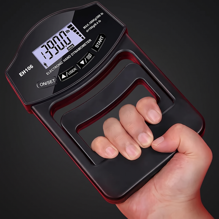 Professional Hand Grip Strength Dynamometer Digital LCD Display Forearm Trainer Grip Strengthener Squeeze Exercise Rehabilitation Fitness Tool