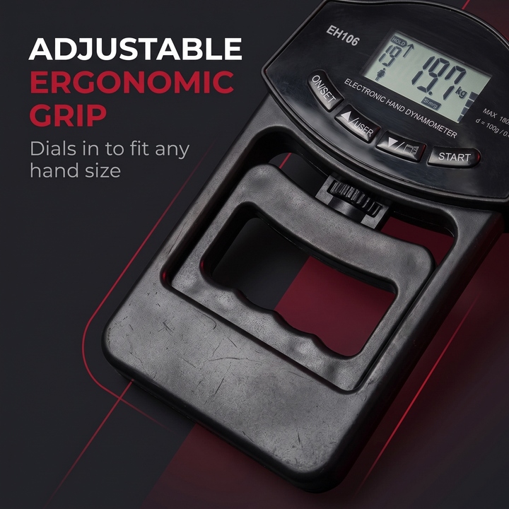 Professional Hand Grip Strength Dynamometer Digital LCD Display Forearm Trainer Grip Strengthener Squeeze Exercise Rehabilitation Fitness Tool