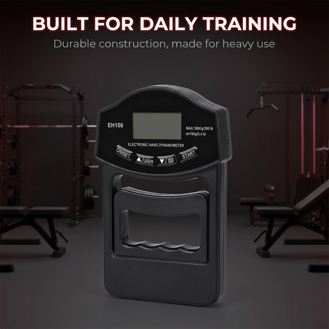 Professional Hand Grip Strength Dynamometer Digital LCD Display Forearm Trainer Grip Strengthener Squeeze Exercise Rehabilitation Fitness Tool