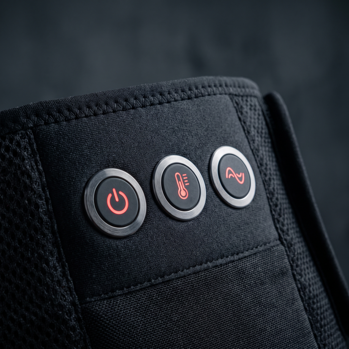 Professional Heated Massage Waist Belt Red Light Therapy Vibration Massage Pad Cordless Muscle Relaxation Back Waist Support Recovery Belt for Home Use