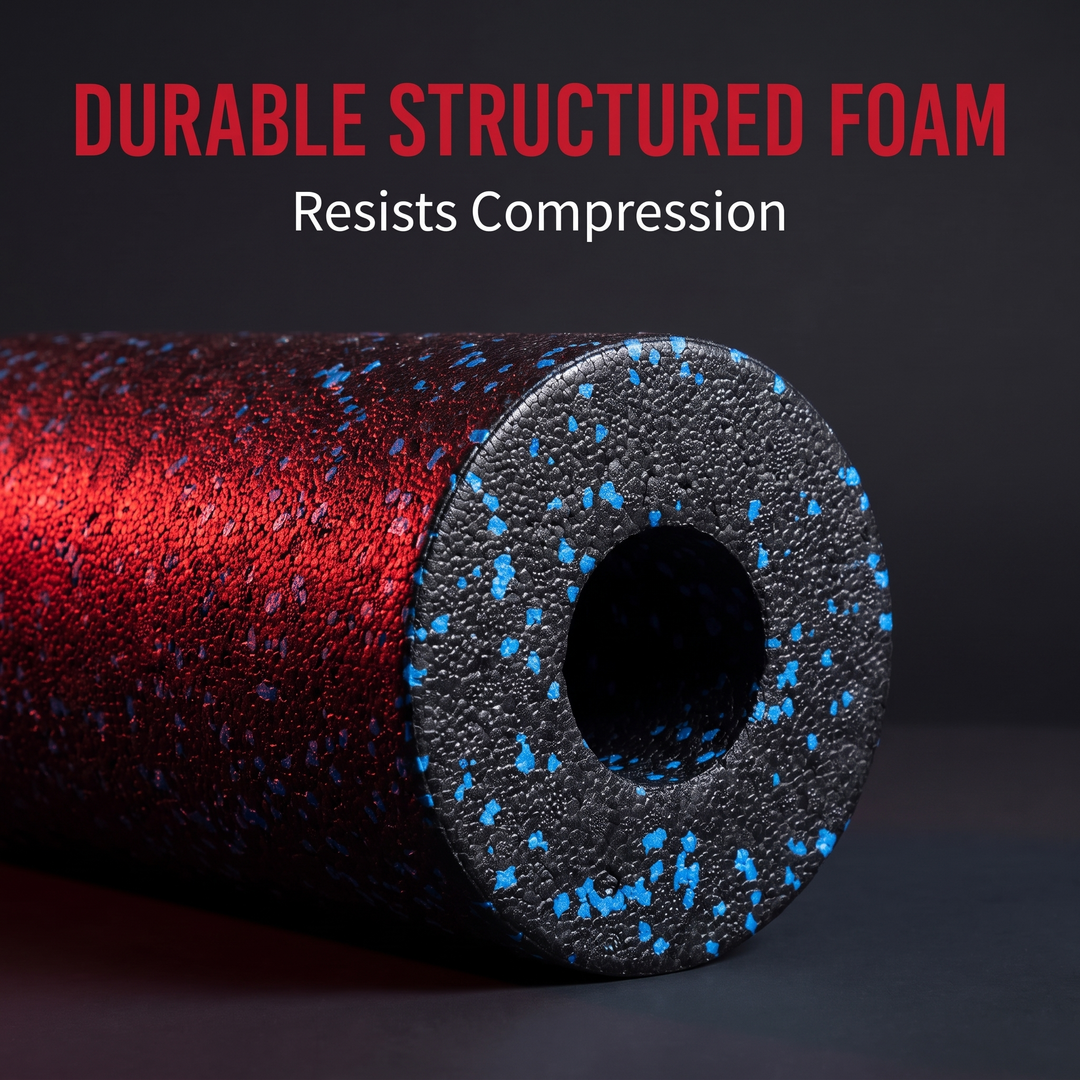 Professional High-Density EPP Foam Roller Muscle Recovery Trigger Point Massage Roller Deep Tissue Back Leg Mobility Home Gym Fitness Physio Training