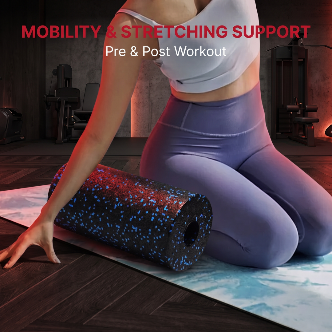 Professional High-Density EPP Foam Roller Muscle Recovery Trigger Point Massage Roller Deep Tissue Back Leg Mobility Home Gym Fitness Physio Training