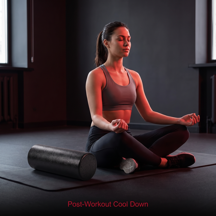 Professional High-Density Foam Roller Back Legs Muscle Recovery Deep Tissue Massage Myofascial Release Home Gym Mobility Training