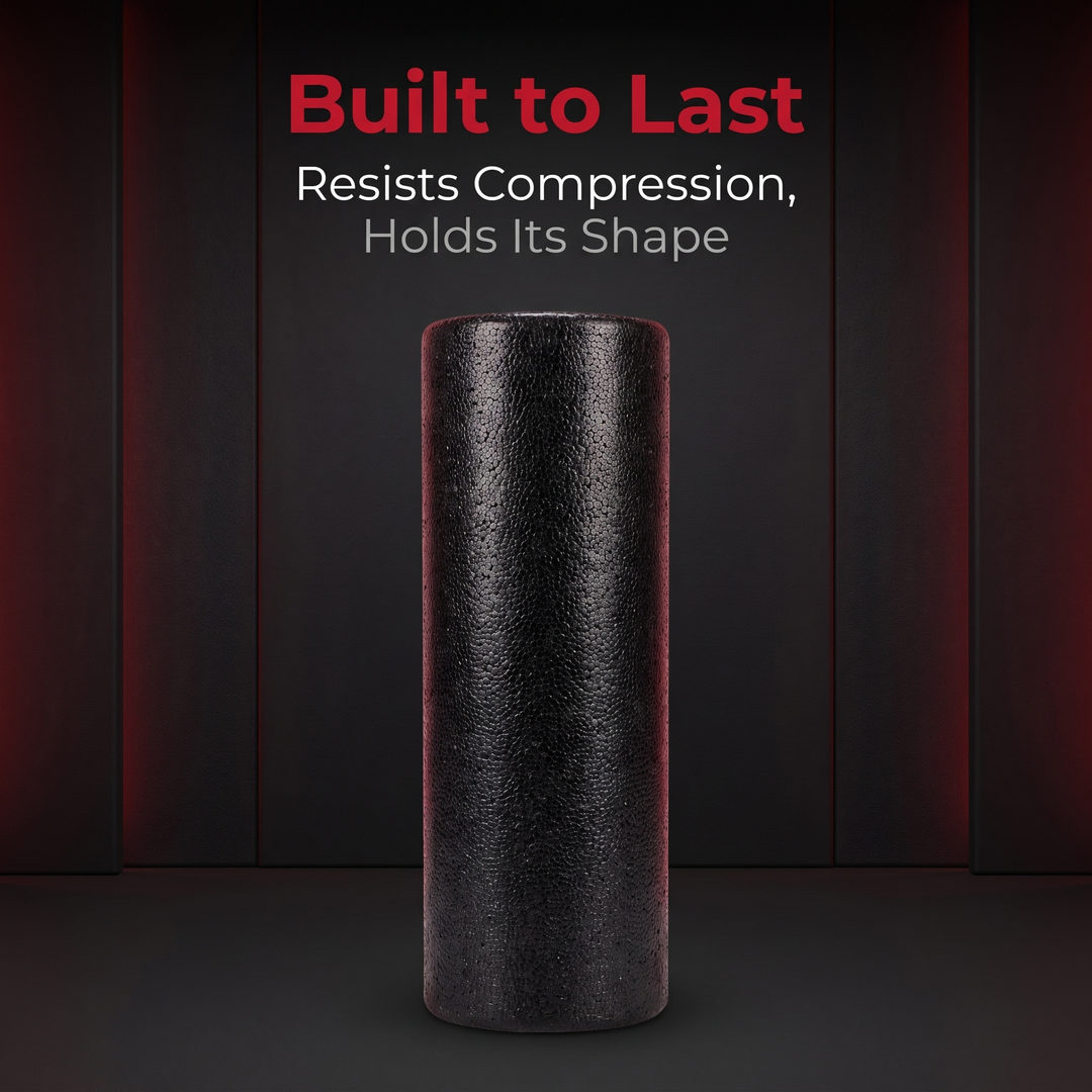 Professional High-Density Foam Roller Back Legs Muscle Recovery Deep Tissue Massage Myofascial Release Home Gym Mobility Training