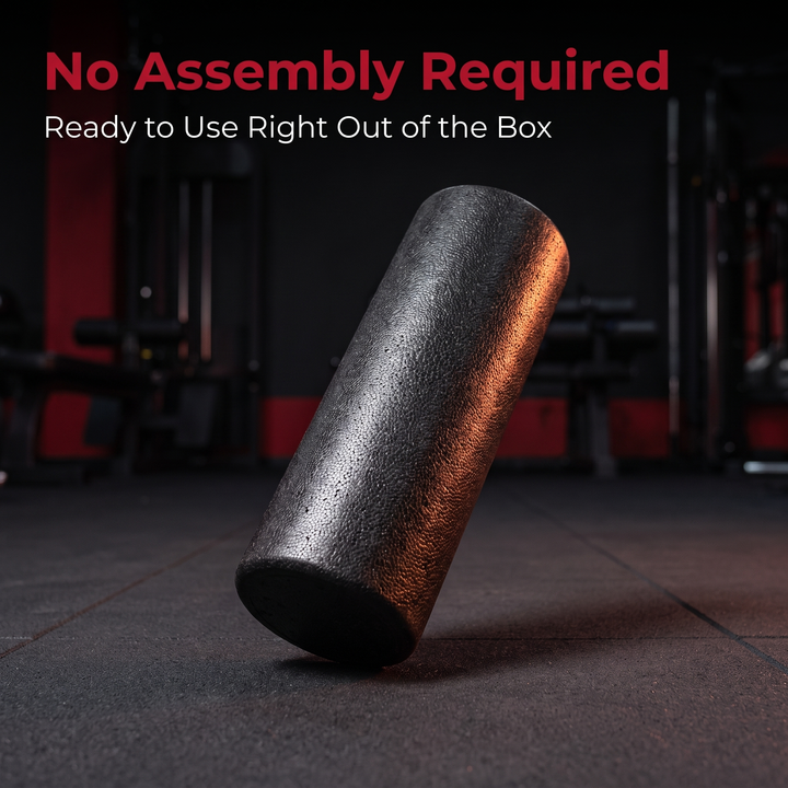 Professional High-Density Foam Roller Back Legs Muscle Recovery Deep Tissue Massage Myofascial Release Home Gym Mobility Training