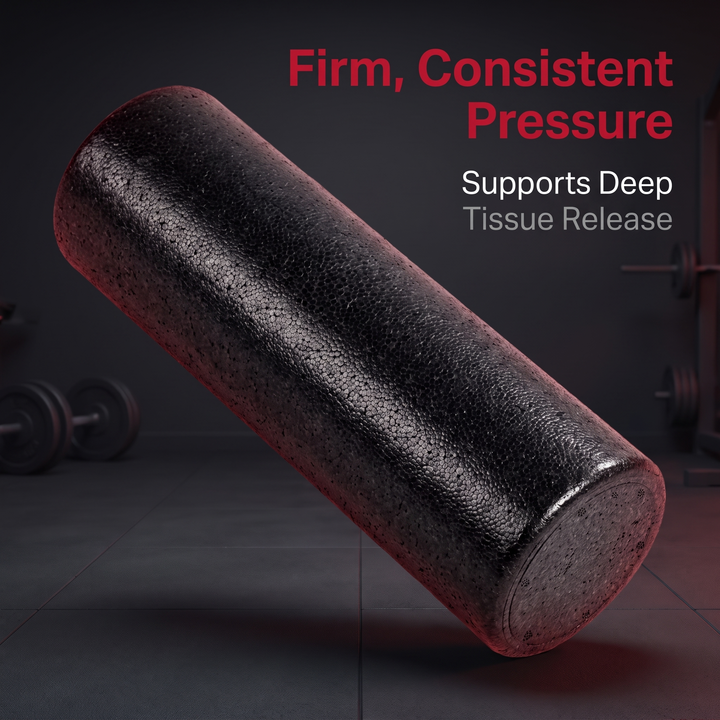 Professional High-Density Foam Roller Back Legs Muscle Recovery Deep Tissue Massage Myofascial Release Home Gym Mobility Training