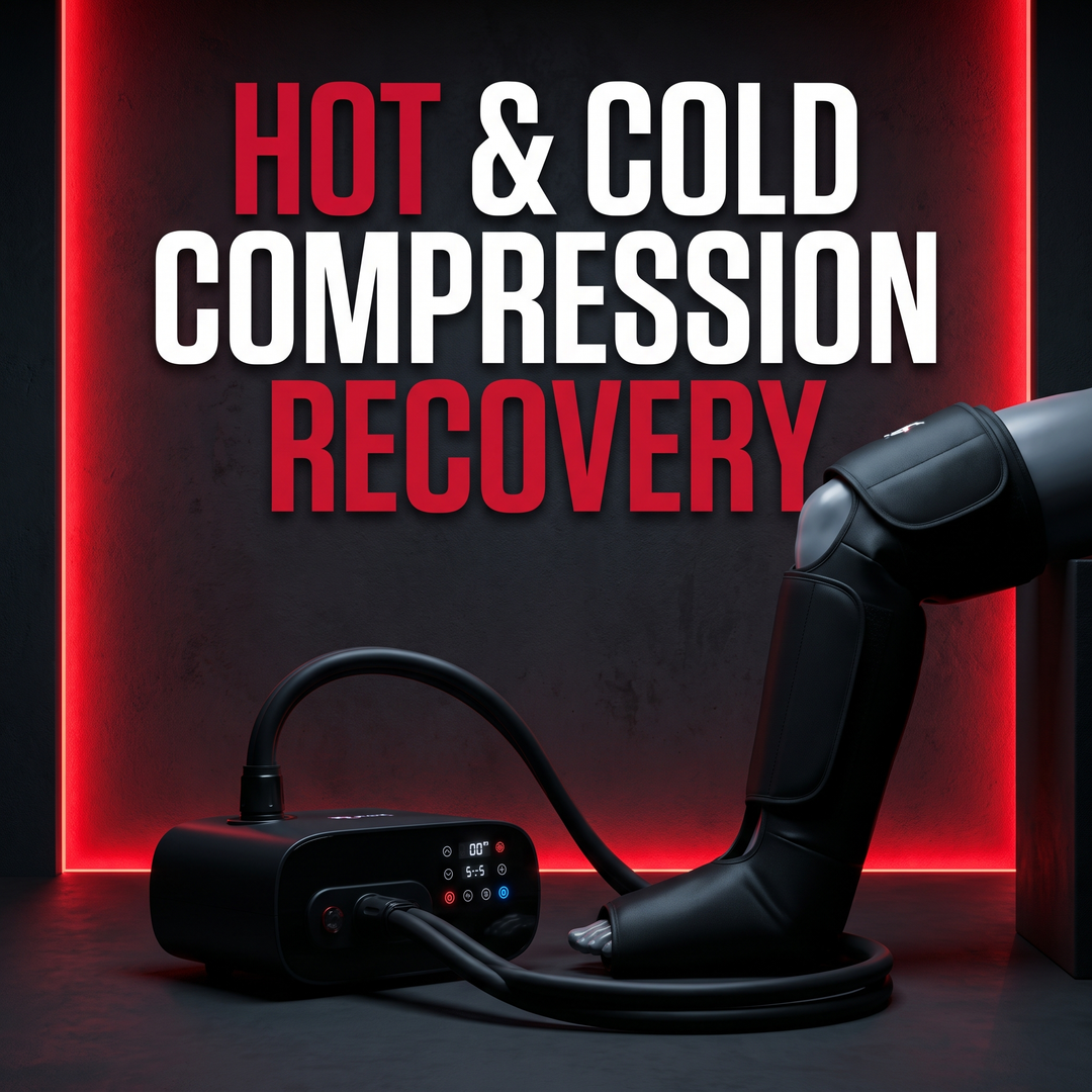 Professional Hot Cold Compression Therapy Machine Adjustable Pressure Temperature Control Ice Therapy Unit for Knee Shoulder Recovery Rehabilitation