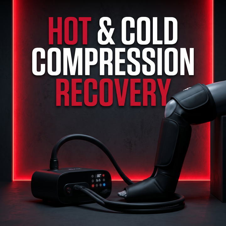 Professional Hot Cold Compression Therapy Machine Adjustable Pressure Temperature Control Ice Therapy Unit for Knee Shoulder Recovery Rehabilitation