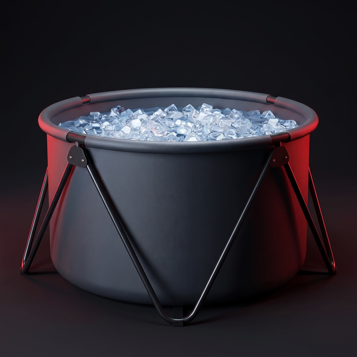 Professional Ice Bath Tub for Athletes with Lid Portable Cold Water Immersion Tub 130 Gallon Capacity Hot Cold Therapy Plunge Pool Recovery Tub for Home Gym Outdoor Use