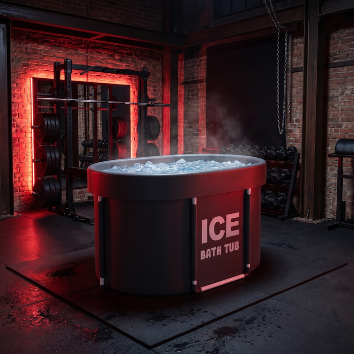 Professional Ice Bath Tub for Athletes with Lid Portable Cold Water Immersion Tub 130 Gallon Capacity Hot Cold Therapy Plunge Pool Recovery Tub for Home Gym Outdoor Use