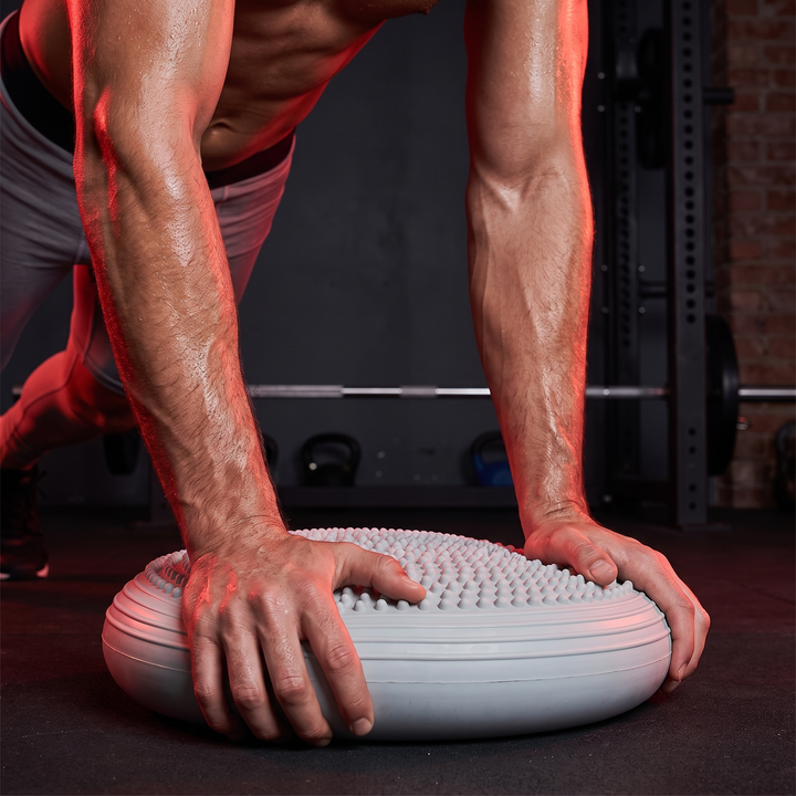 Professional Inflatable Balance Pad Core Stability Trainer Yoga Pilates Fitness Balance Board for Home Gym Rehabilitation Balance Training
