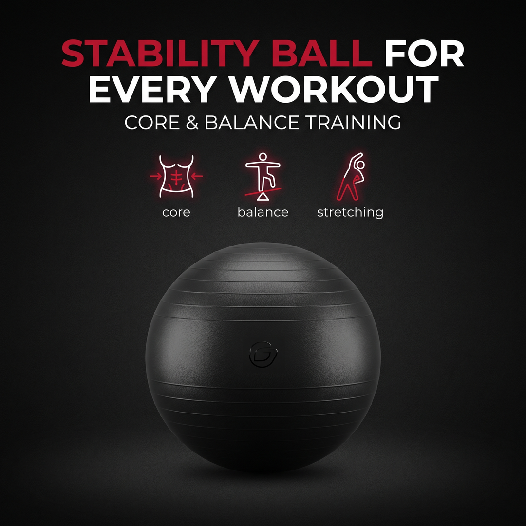 Professional Inflatable Yoga Ball 65cm Anti-Slip Exercise Ball for Pregnancy Prenatal Fitness Birthing Ball Posture Support Home Gym Stability Training